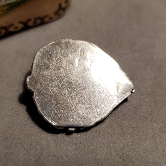 ๐ Genuine turquoise and silver pendant - Picture 3 of 3